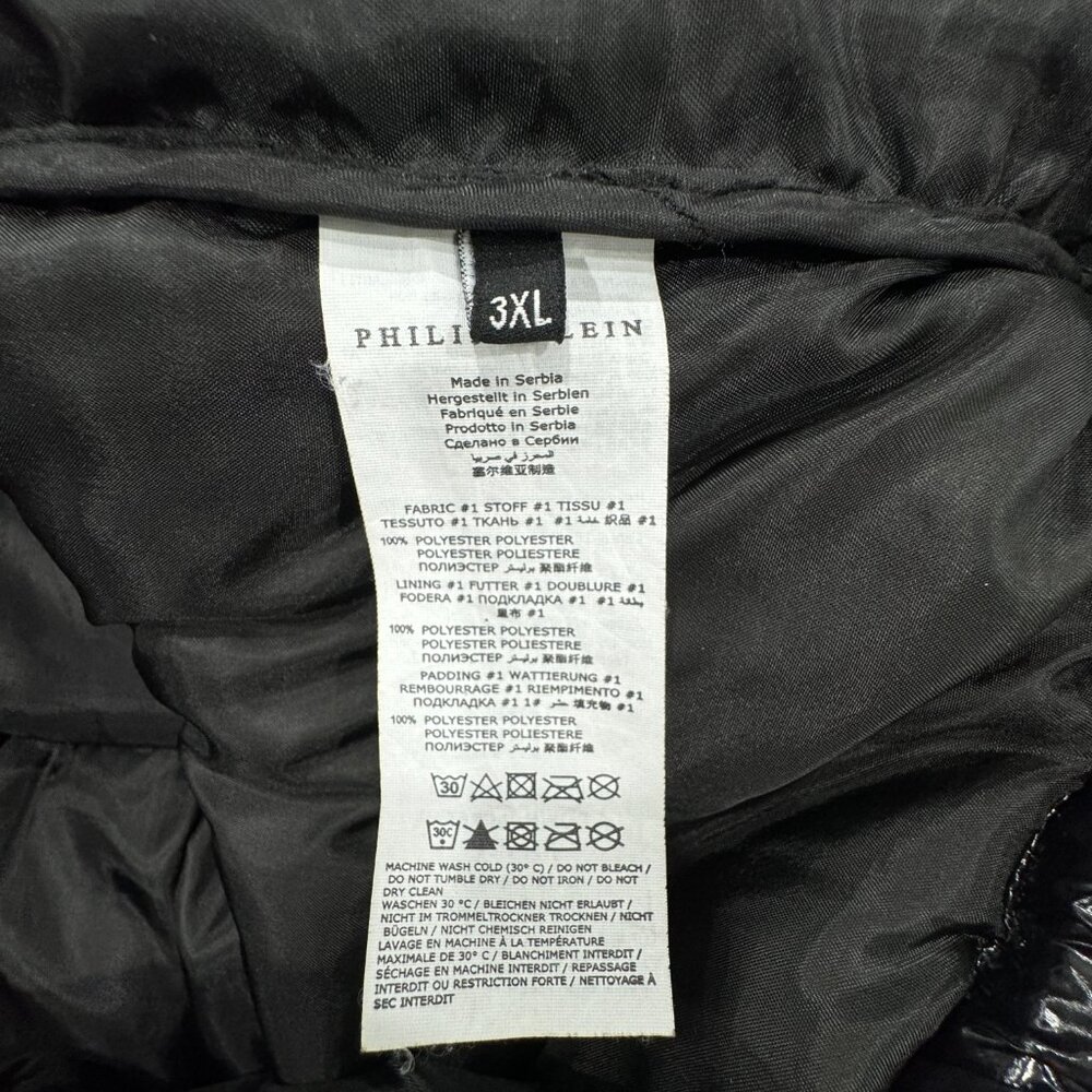 Philipp Plein Nylon Down Jacket, Size 3XL/ US XL-XXL - Picture 15 of 17